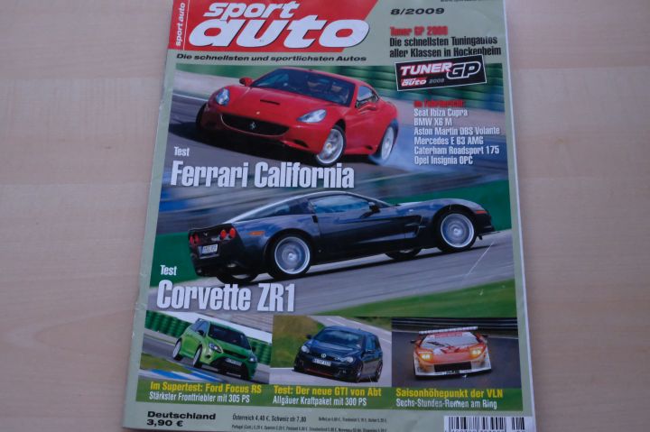 Deckblatt Sport Auto (08/2009)